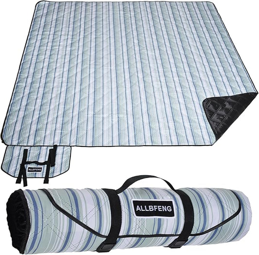Large Picnic Mat, Outdoor Camping Mat, Tent Mate. Easy to Carry and Store, Water-Resistant, Dust-Proof Sand-Proof, Machine Washable. Thickened. For Picnics, Lawns, Concerts, Outdoor Adventures.