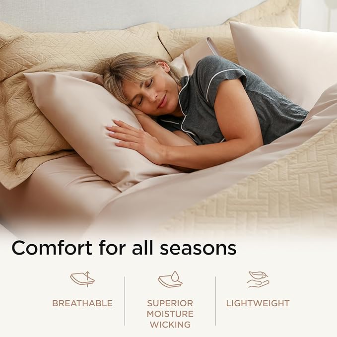 Threadmill Luxury Cotton Blankets for Queen Size Bed | All-Season 100% Cotton Queen Size Blanket | Criss Cross Jacquard Cozy Lightweight, Soft Breathable Coverlet fits Full Size Bed, 90x92 | Beige