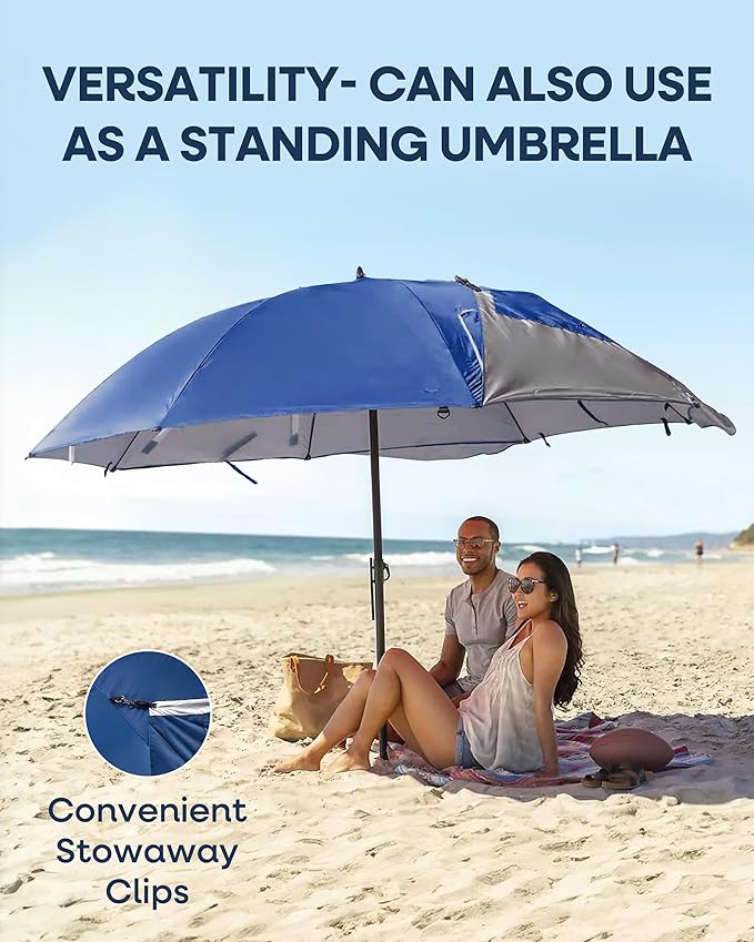 Sport-Brella Premiere XL UPF 50+ Umbrella Shelter for Sun and Rain Protection