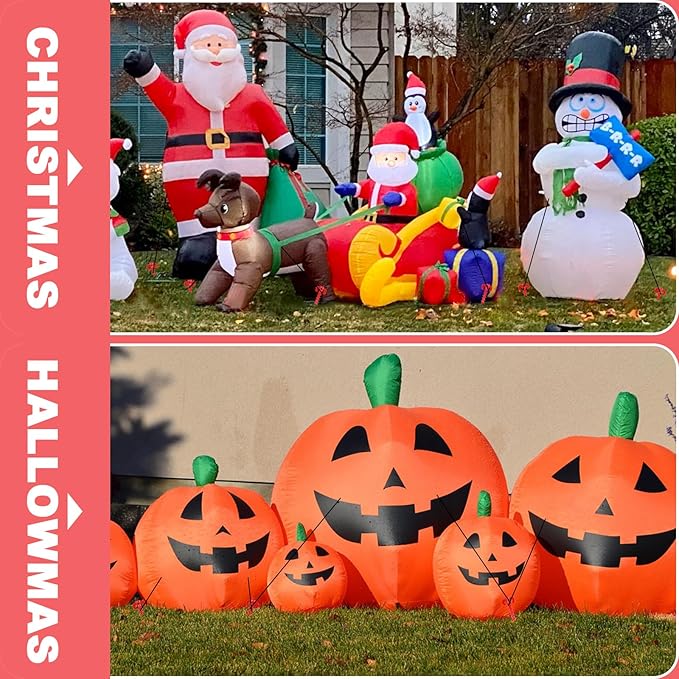 48 Pieces Plastic Inflatable Stakes Set Plastic Tent Stakes with Hooks & Ropes Camping Stakes Duty Tent Pegs for Halloween Christmas Yard Inflatables Sturdy Tent Canopy Stake (red)