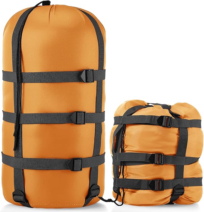 Compression Sack for Sleeping Bag Store Ultralight Sleeping Bag Compression Stuff Sack 15l 25l Space Saving Gear for Travel Camping Hiking Outdoor