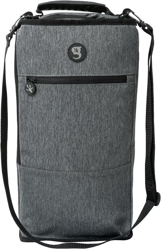 geckobrands Verticool Cooler - Insulated Portable Soft Cooler Bag with Adjustable Shoulder Strap, Holds 9 Cans or 2 Wine Bottles, Perfect for Beach, Picnics, and Outdoor Activities