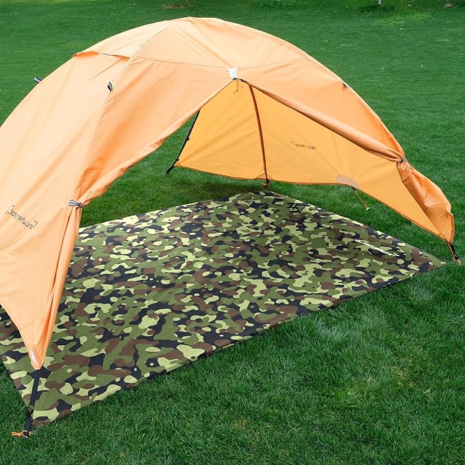 Clostnature Tent Footprint - Waterproof Camping Tarp, Heavy Duty Tent Floor Saver, Ultralight Ground Sheet Mat for Hiking, Backpacking, Hammock, Beach - Storage Bag Included
