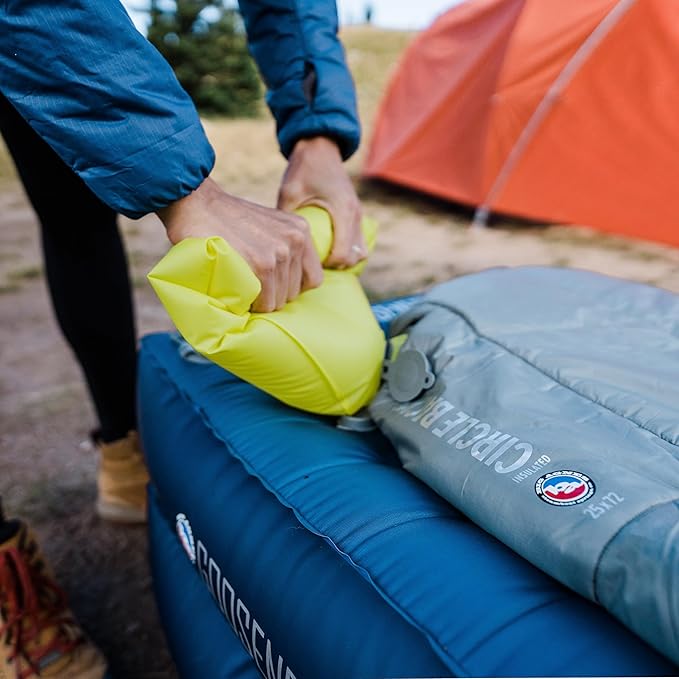 Big Agnes Circle Back Insulated Sleeping Pad 3-Season Air Pad with Removable Cover