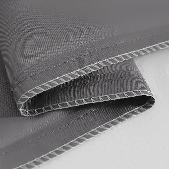 NTBAY Zippered Silk Satin Toddler Pillowcases - 2 Pack Hidden Zipper 13x18 Pillowcases - Luxury and Silky Baby Travel Pillow Covers, Dark Grey