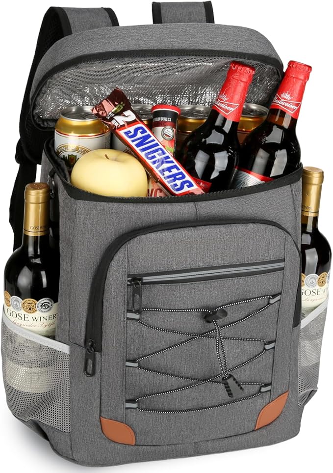 Backpack Cooler Insulated Leak Proof for Men Women 36 Cans Soft Cooler Backpack Insulated Waterproof Large Capacity Coolers Bag Portable for Lunch Camping Travel Picnic Hiking