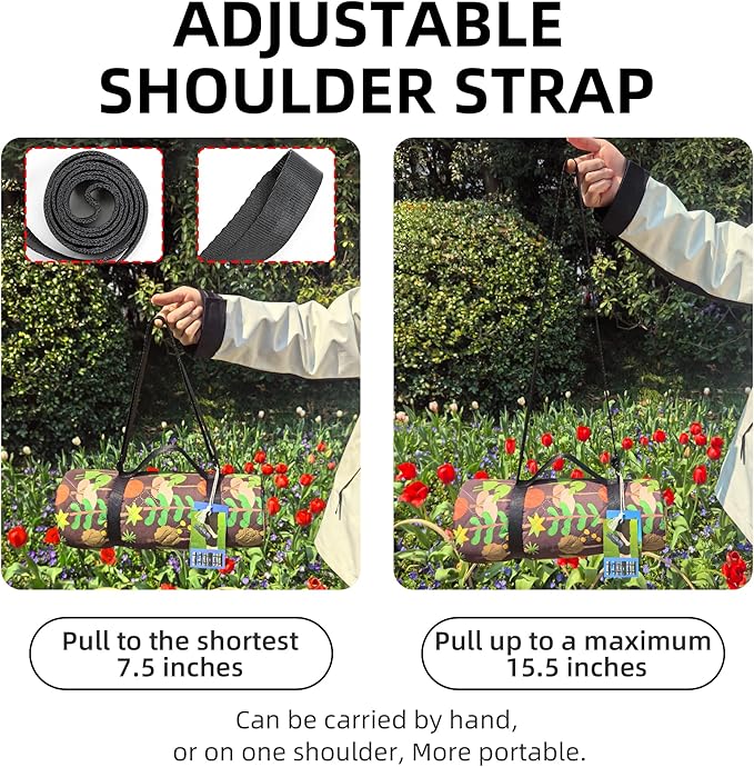 Outdoor Picnic Blanket Brown Tree 60"x80" Sandproof Beach Blanket Waterproof Picnic Blankets Foldable for Caming, Beach, Outdoor Activities.