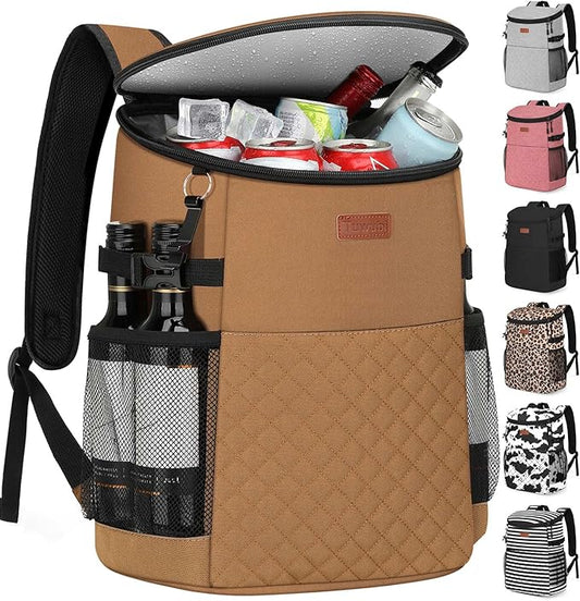 Soft Cooler Backpack 30 Cans/45 Cans, Backpack Coolers Insulated Leak Proof Thermal Lunch Backpack for Men Work Small Cooler Bag Beach Travel Picnic Drink Beverage Beer