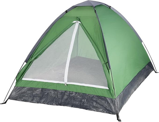 2 Person Camping Tent with Rain Fly and Carrying Bag – Lightweight Outdoor Pop Up Tents for Camping Essentials, Music Festivals, Backpacking, Hiking, or Beach Shelter by Wakeman Outdoors
