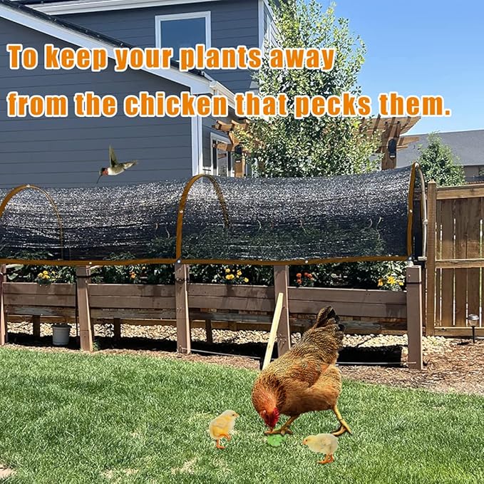 Shade Cloth - for Plants Greenhouse, 70% Sunblock Shade Sails -for Outdoor Garden Pergola Patio Lawn Sun Shade Cloths for Kennel Chicken Coop Easier to Hang Plant Shade Net Cover