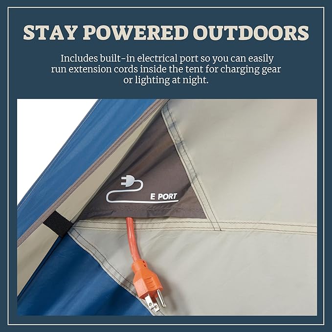 Wenzel Modified Dome Camping Tent for Car Camping, Traveling, Festivals, and More