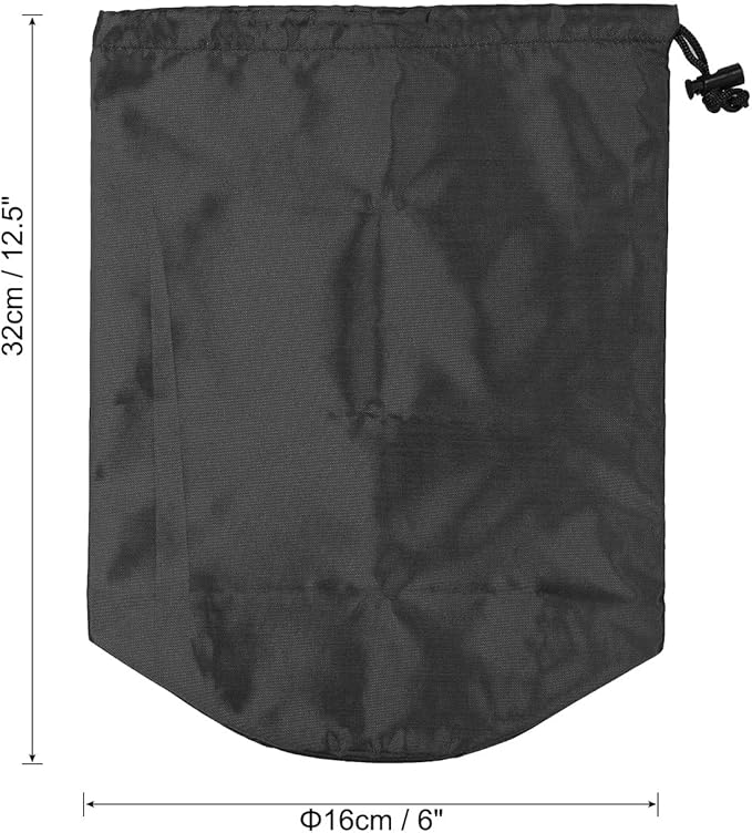 PATIKIL Stuff Sack, Waterproof Outdoor Storage Sack Portable Drawstring Dust Flap Bag