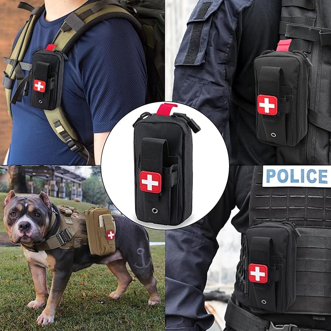 ifak Pouch Small Molle First aid Bag Empty Trauma Medical Bag Tactical Belt Pouch