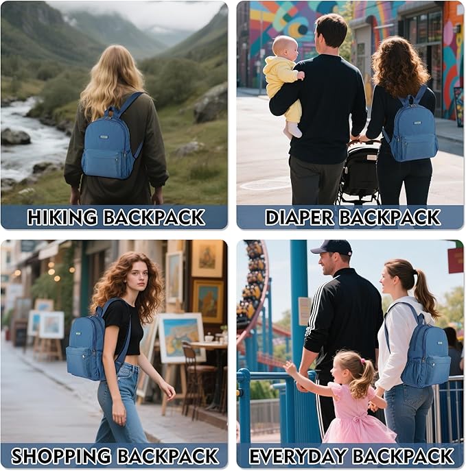 AOTIAN Lightweight Small Hiking Backpack for Women - Durable Water-Resistant Daypack for Travel, Camping & Outdoor Adventures