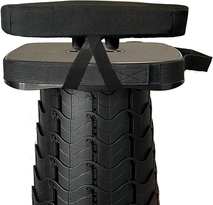 Seat Cushion for Square Collapsible Stools (Exclude Stool), Original & Authentic Thick Chair Pad, Fits 10-Inch Square Telescopic Retractable Folding Stools (Cushion Only)
