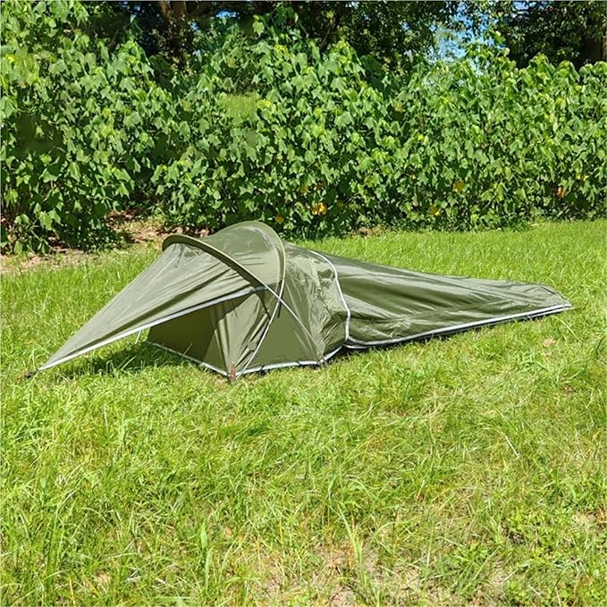 Ultralight Single-Person Bivy Tent – Waterproof 1-Man Shelter for Camping, Hiking & Backpacking