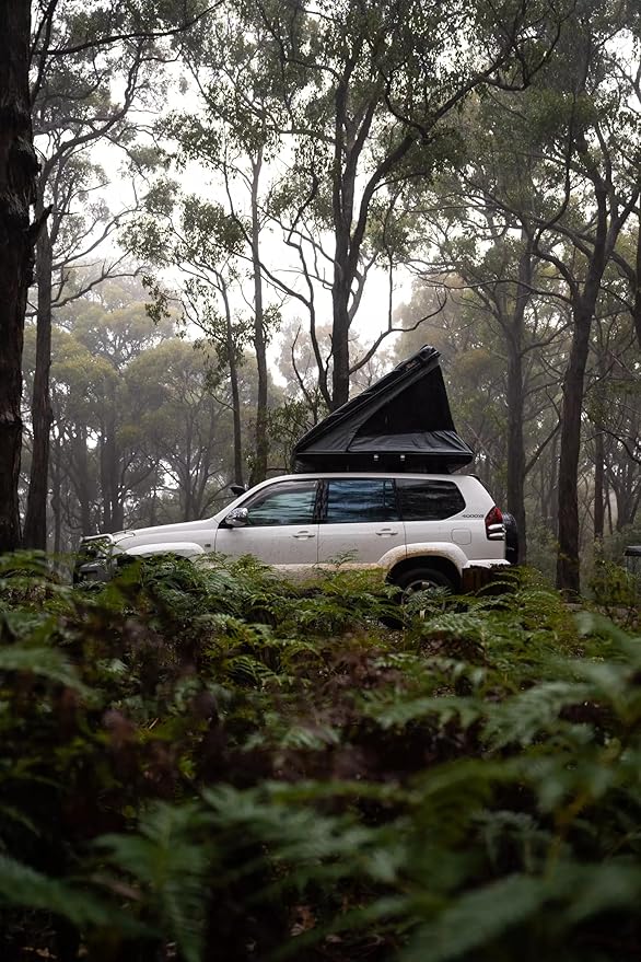 Discovery Model – Rooftop Tent Hard Shell 2-3 Person – Suitable for SUV Truck Van Camping Car Roof – Includes Foam Mattress