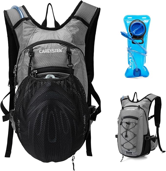 Hydration Backpack Cycling Backpack Women Running Backpack Water Backpack for Hiking Biking Backpack for Men Equipped with 2L Water Bag