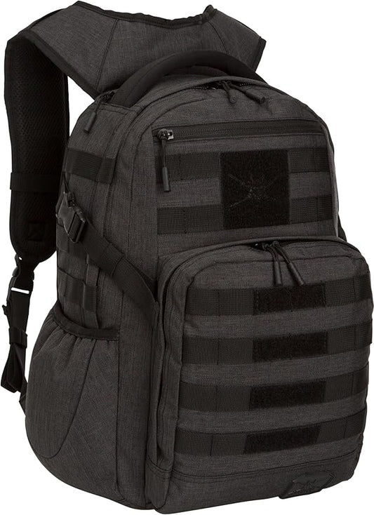 SAMURAI TACTICAL's Wakizashi Travel Backpack - Military Style with MOLLE System, Assault Design for Durability and Functionality, One Size, Heathered