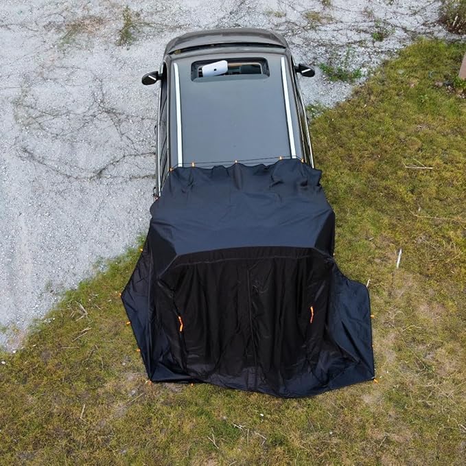 SUV Tent Van Camping Nomadic Camper Sleeping Take Shower or Change Clothes in Vehicle Water-Repellent and Lightweight Portable Bag Set up Size: L.W.H: 148x148x230 Centimeters