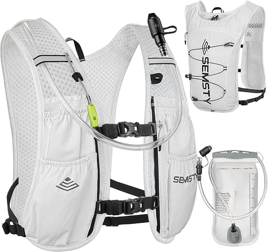 Running Hydration Vest 5L,Running Vest Pack with 1.5L Water Bladder,Lightweight Water Backpack for Hiking Running Cycling