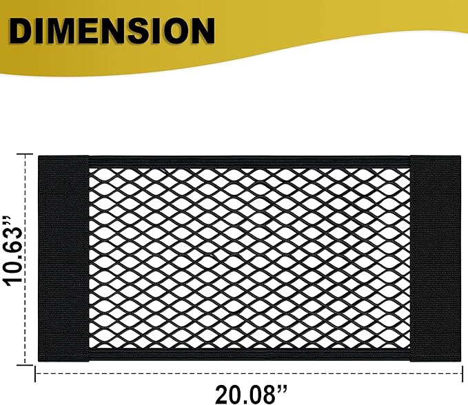 NATIKON Cooler Storage Net Bag High Capacity Nylon Mesh Storage Net Cooler Organizer for Coolers - 2 Pack
