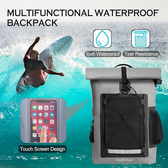 Waterproof Backpack Kayak Dry Bag Backpack Waterproof 30L