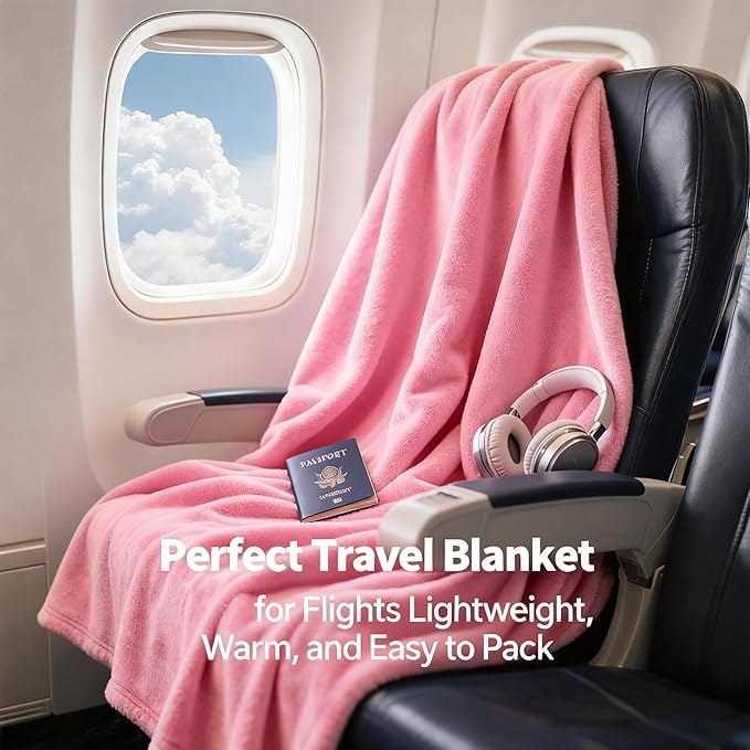 SNZ Cozy Wearable Blanket for Women & Men - 60"x33" Fleece Poncho, Warm Office Chair Lap Blanket, Travel, Camping & Home Wrap - Comfy Poncho Throw - Gift for Mom, Elderly