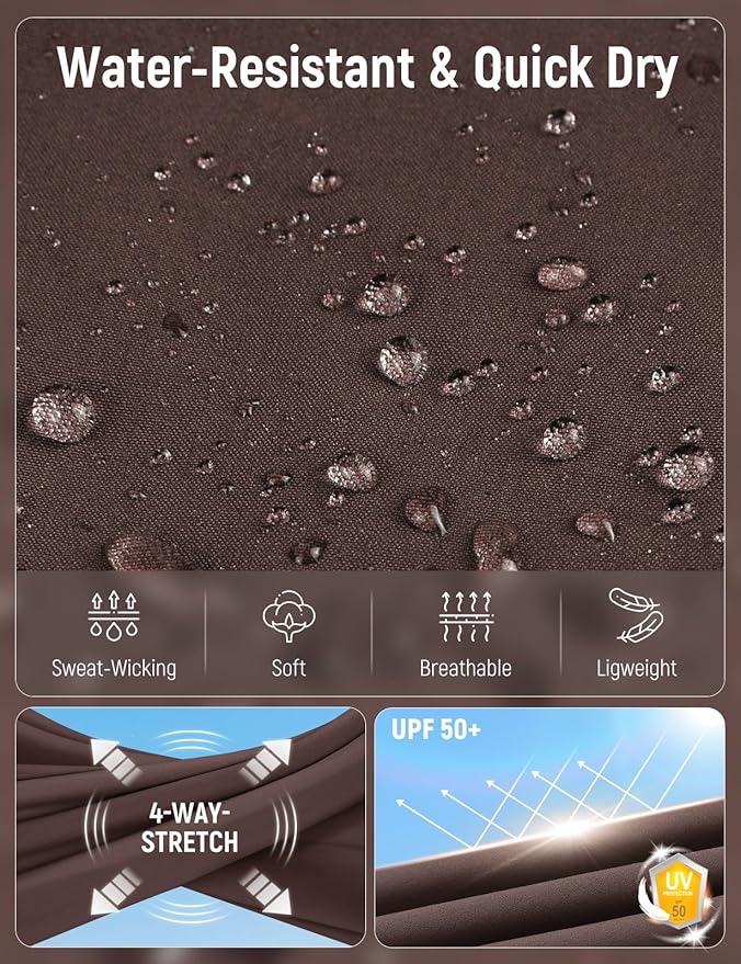 baleaf Women's Hiking Pants Quick Dry Lightweight Water Resistant Elastic Waist Cargo Pants for All Seasons