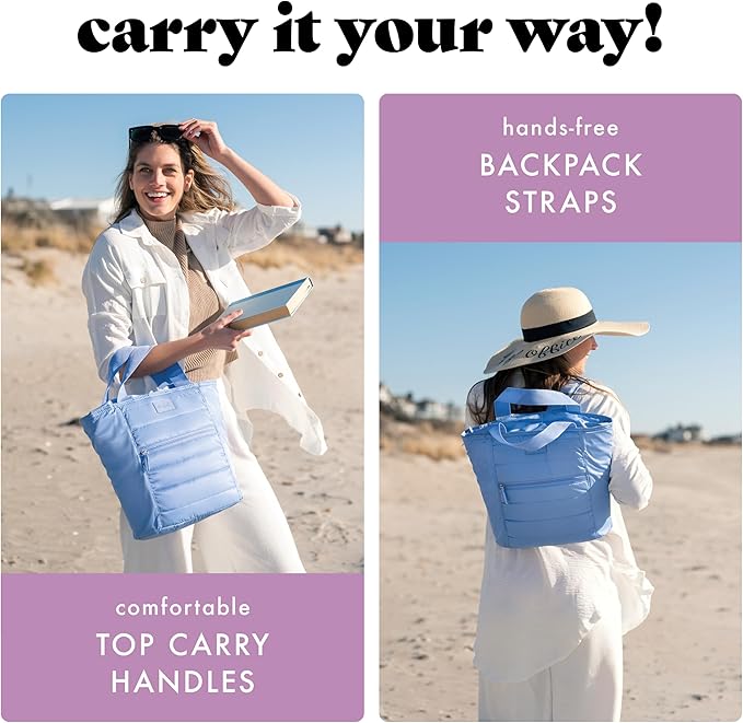 Fit & Fresh Carefree Cooler Collection – Insulated, Leakproof, Water-Resistant Tote & Mini Sling Bag for Summer Pool & Travel