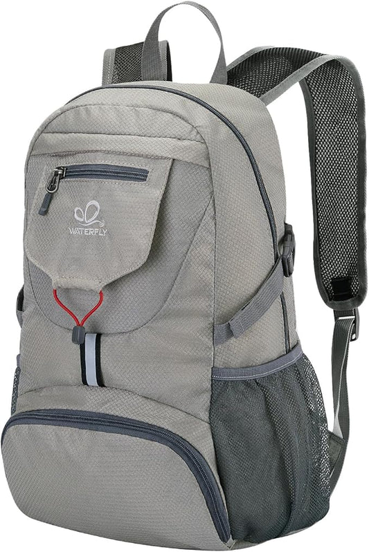 WATERFLY Small Lightweight Packable Backpack: 20l Ultra Light Foldable Travel Hiking Camping Daypack Day Pack for Man Woman