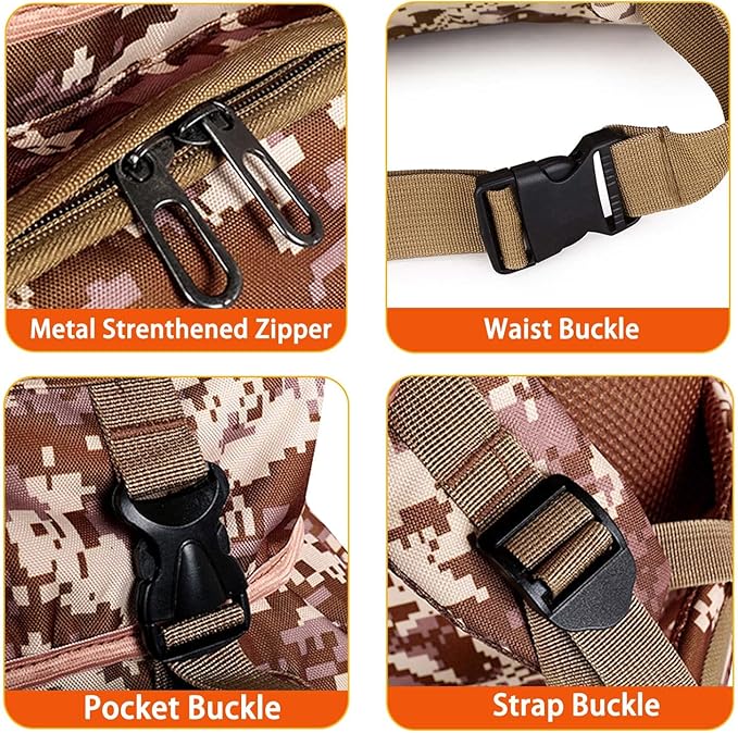 YFREAL 80L Hiking Camping Backpack,Hunting Backpack for Outdoor,Backpack Waterproof,Tactical Backpack for Men Women