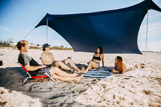 Neso Tents Grande Beach Tent, 7ft Tall, 9 x 9ft, Reinforced Corners and Cooler Pocket