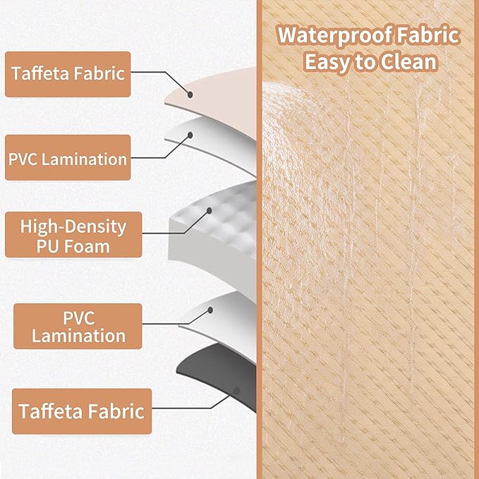Self-Inflating Camping Mat - 1.2"/2" Thick Portable Air Mattress with Pillow for Outdoor, Hiking & Travel (Offwhite 1.2 "for Two)