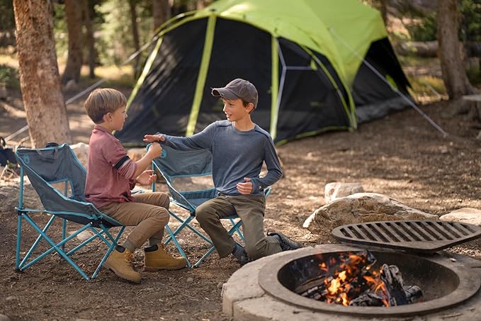 Coleman Carlsbad Dark Room Tent with Screened Porch, 4/6 Person Tent Blocks 90% of Sunlight to Keep Inside Cool, Weatherproof Shelter with Easy Setup, Made of PFAS-Free Materials