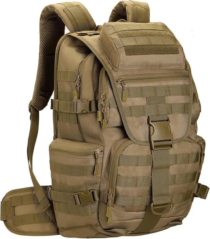 50L Military Tactical Backpack Hiking Waterproof Backpack Large Military Pack 3 Day Assault Pack Molle Bag Rucksack