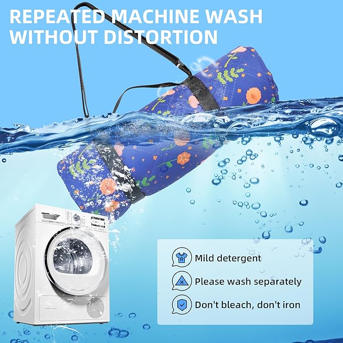 Outdoor Picnic Blanket Blue Floral 60"x80" Sandproof Beach Blanket Waterproof Picnic Blankets Foldable for Caming, Beach, Outdoor Activities.