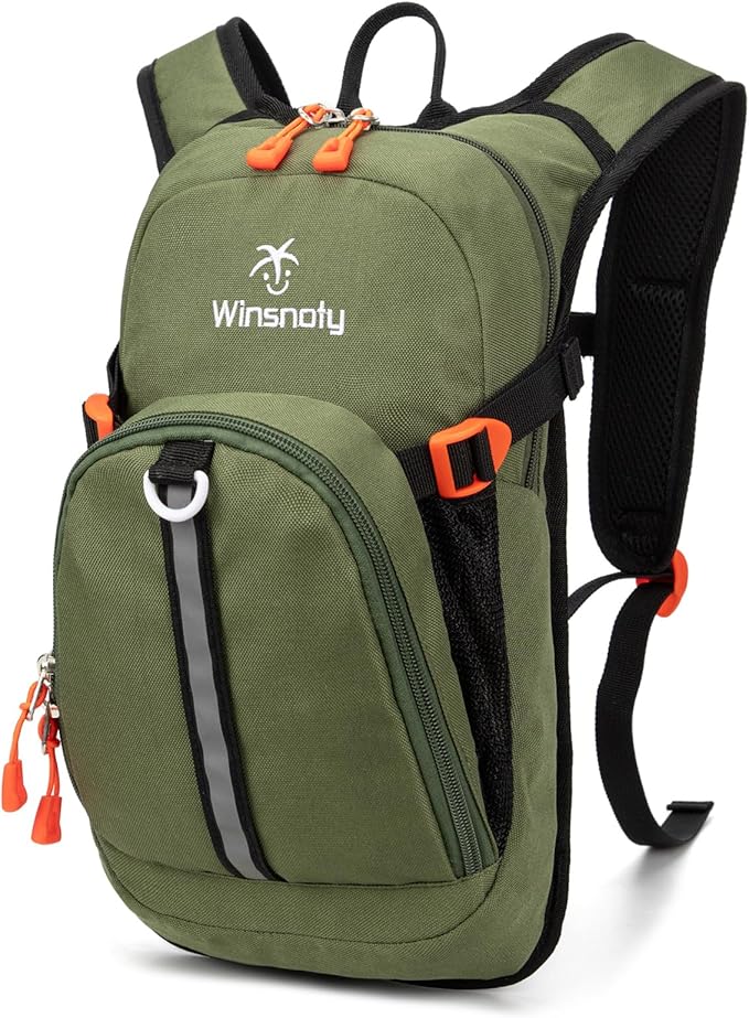 Kids Hydration Backpack, Water Hiking Backpack for Boys or Girls with 1.5L Reservoir Bladder