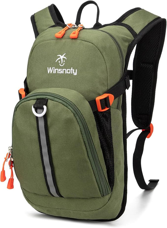 Kids Hydration Backpack, Water Hiking Backpack for Boys or Girls with 1.5L Reservoir Bladder