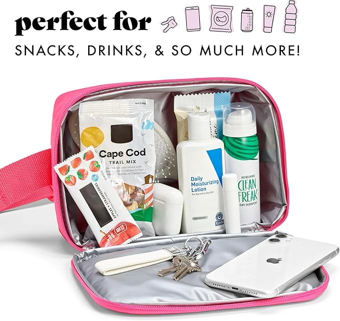 Fit & Fresh Carefree Cooler Collection – Insulated, Leakproof, Water-Resistant Tote & Mini Sling Bag for Summer Pool & Travel
