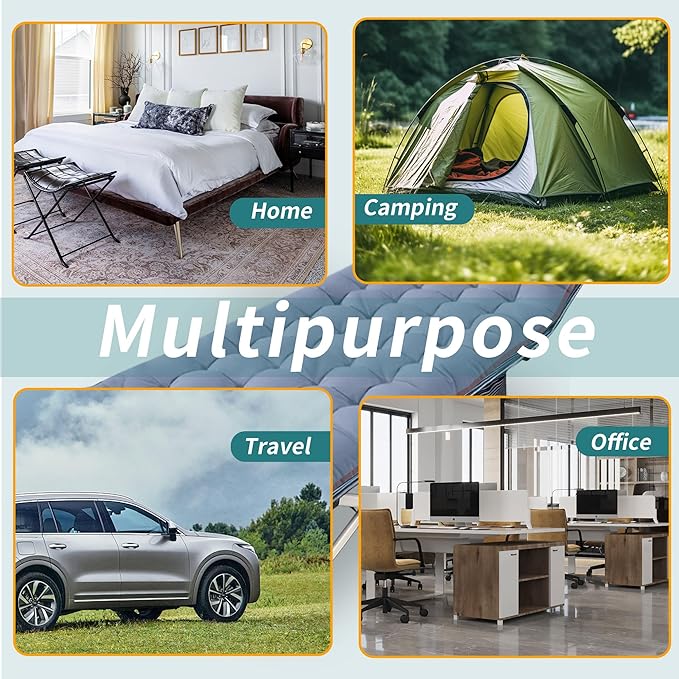 2 Pack 79" L x 32" W x 18" H Oversize XXL Camping Cot with Comfortable Mattress for Adults Extra Wide Cots for Sleeping Heavy Duty Folding Cot Camping Bed with Carry Bag for Home Office Outdoor