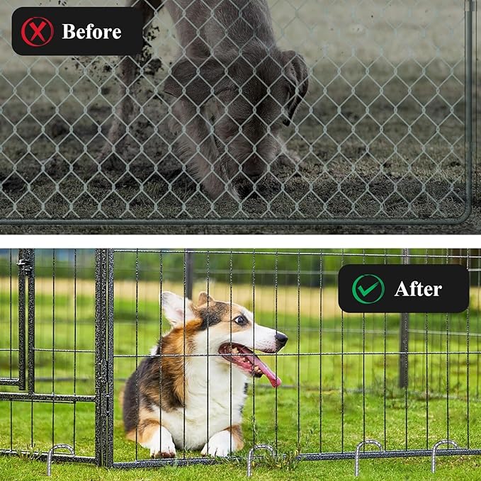 MIVIDE 30 Pack 12inch Galvanized Rebar Stakes J Hook, Heavy Duty J Hook Ground Anchors, Curved Steel Support Garden Stake with Chisel Point end for Fence Stakes, Canopies, Sheds, Swing Sets