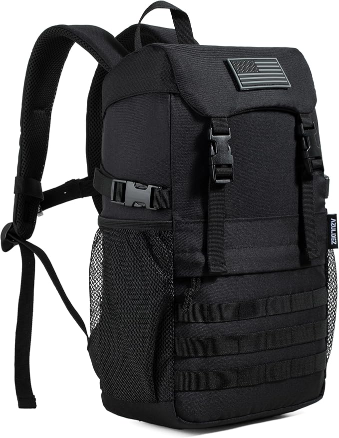 Small Tactical Backpack 20L – Mini Military Molle EDC Daypack, Water Repellent Assault Pack for Hiking, Camping & Outdoor