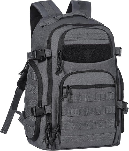 TRAILKICKER Tactical Laptop Backpack Military Backpack for Men - Grey