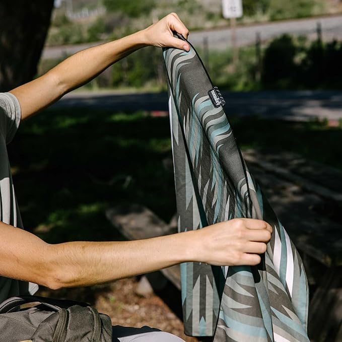 Nomadix Ultralight Towel - Quick Dry & Super Lightweight - Perfect As A Pack Towel to Save On Space - Made with Recycled Materials - Jackson Green - 30"x54"