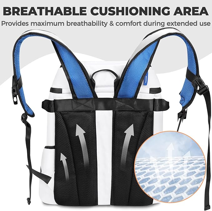 Heytrip Backpack Cooler 36/54 Cans, Insulated Portable Large Leakproof Waterproof Cooler Bag, 20 Hours Cold Retention for Lunch Camping Travel Beach Picnic