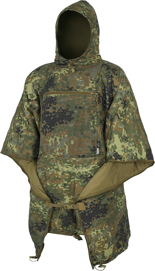 Helikon-Tex Swagman Roll Military Poncho - Multi-purpose Poncho & Emergency Poncho - Survival Gear - Woobie Blanket & Jacket