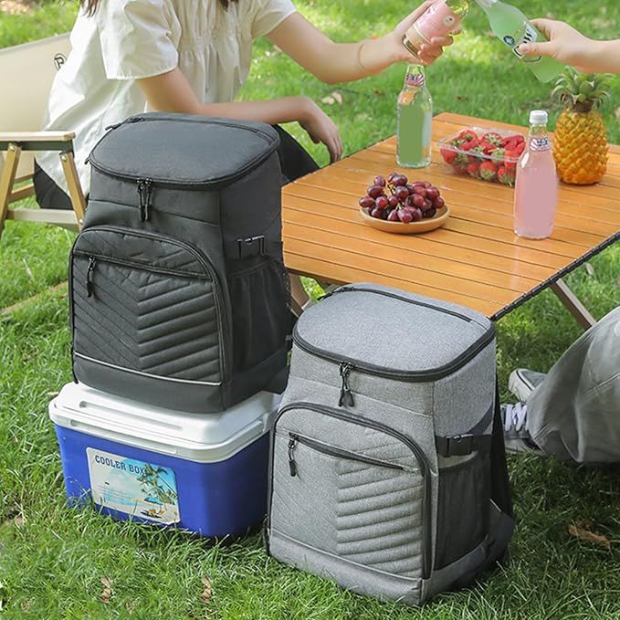 Insulated Leakproof Coolers Backpacks With Regulable Shoulder Straps Thickened Waterproofed Bag for Camping Picnics Beac