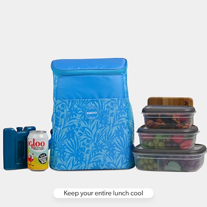 Igloo Print Essentials Insulated Backpack Cooler | 18 Can Capacity