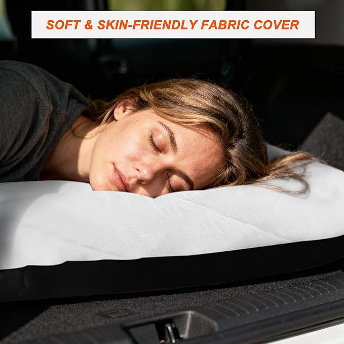 Inflatable Sleeping Pad Heating Cover,Heated Covers for Memory Foam Camping Mattress Pad,Outdoor Sleeping Pad, 78 * 28 * 5in (Only Heated Cover)